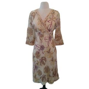 Kit Cornell Floral Midi Dress, Multicolor, Size 6